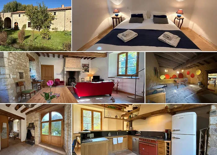 La Villa Des Licoches, Gite Proche Thouars 8 Personnes Nyaraló Marnes